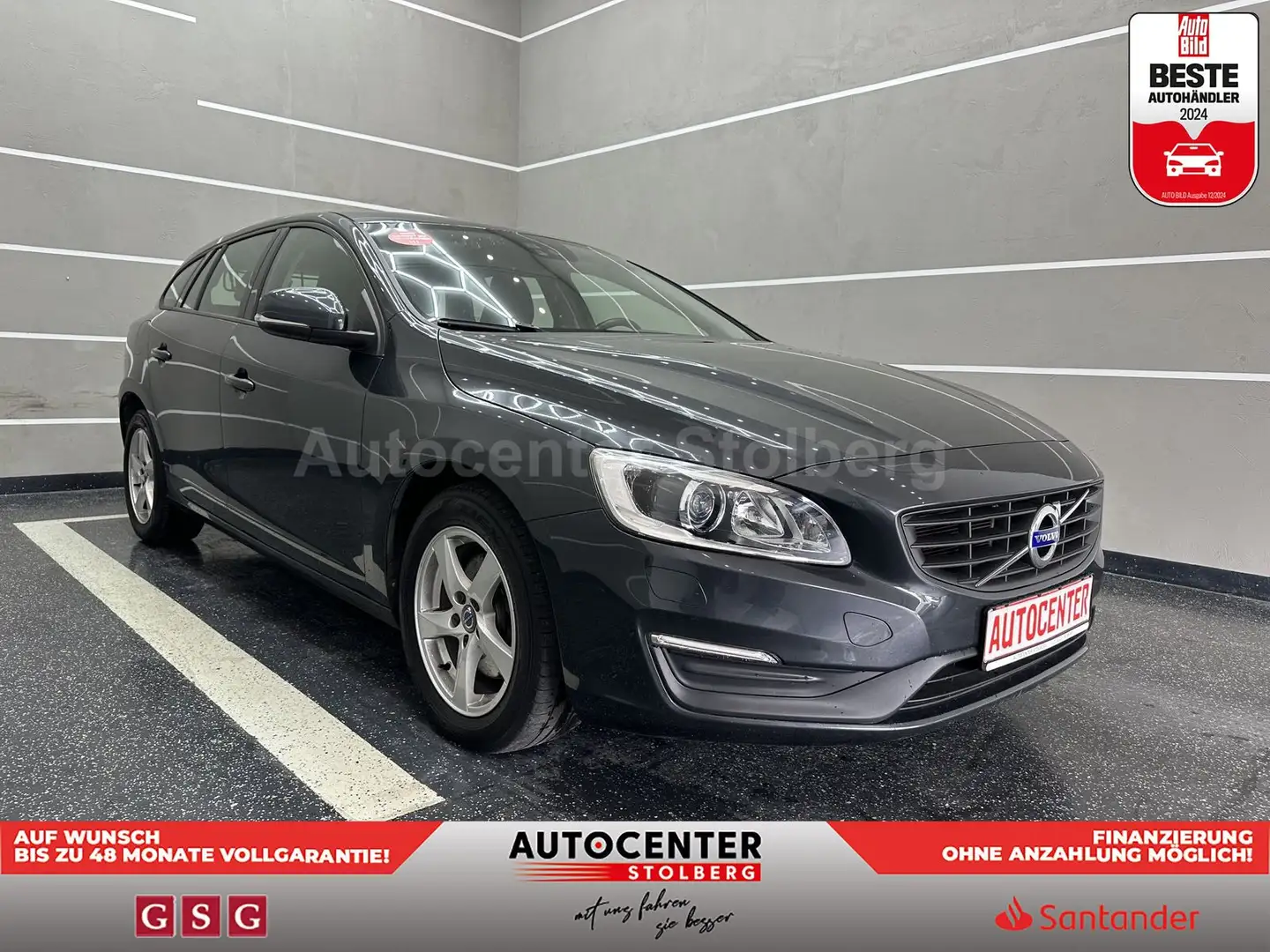 Volvo V60 Linje Business "NAVI-SITZH-MULTI-PDC-ALU" Grau - 2