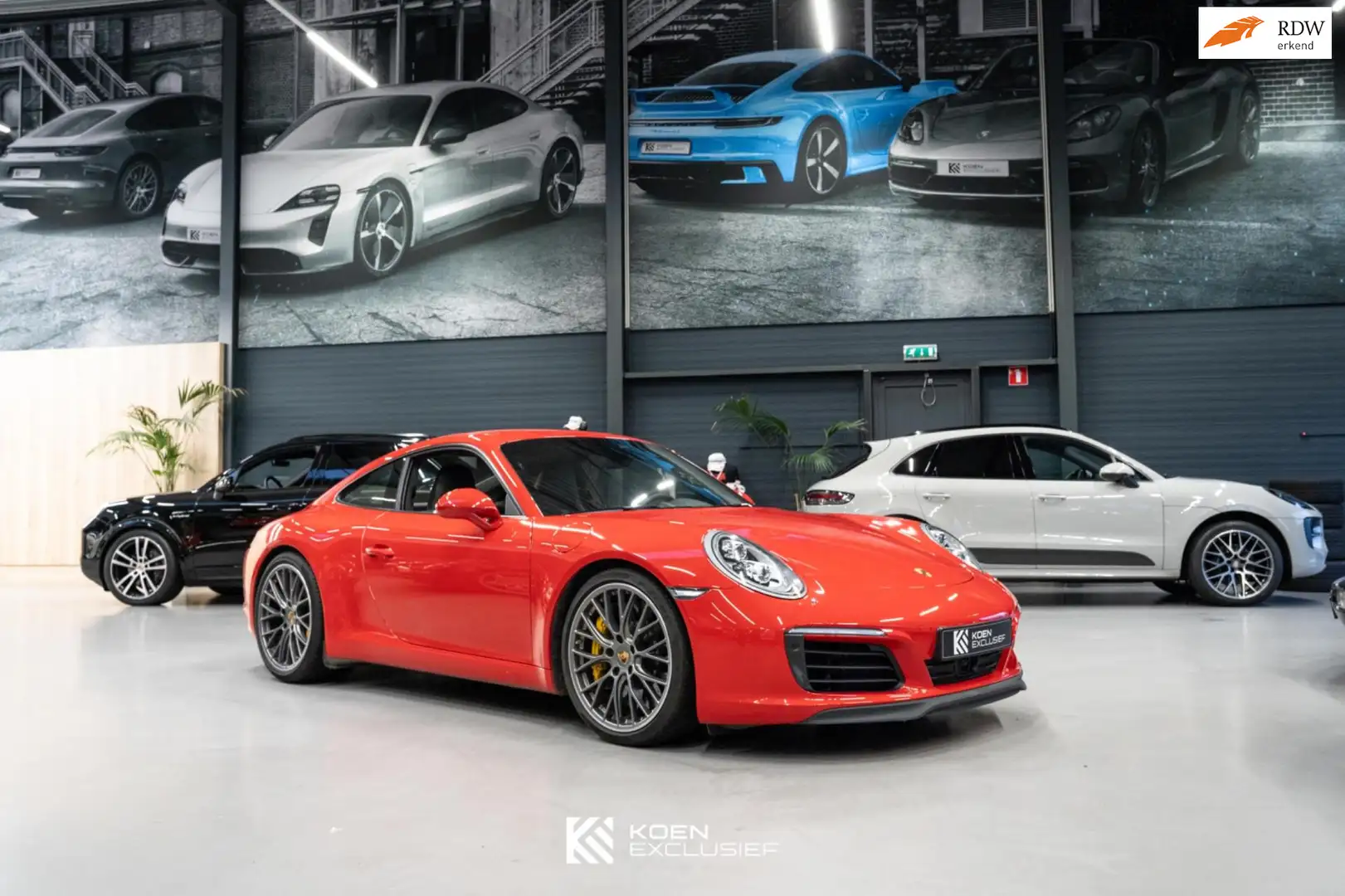Porsche 991 991 3.0 Carrera S; PDDC, PCCB, Lift, achteras stur Rojo - 1