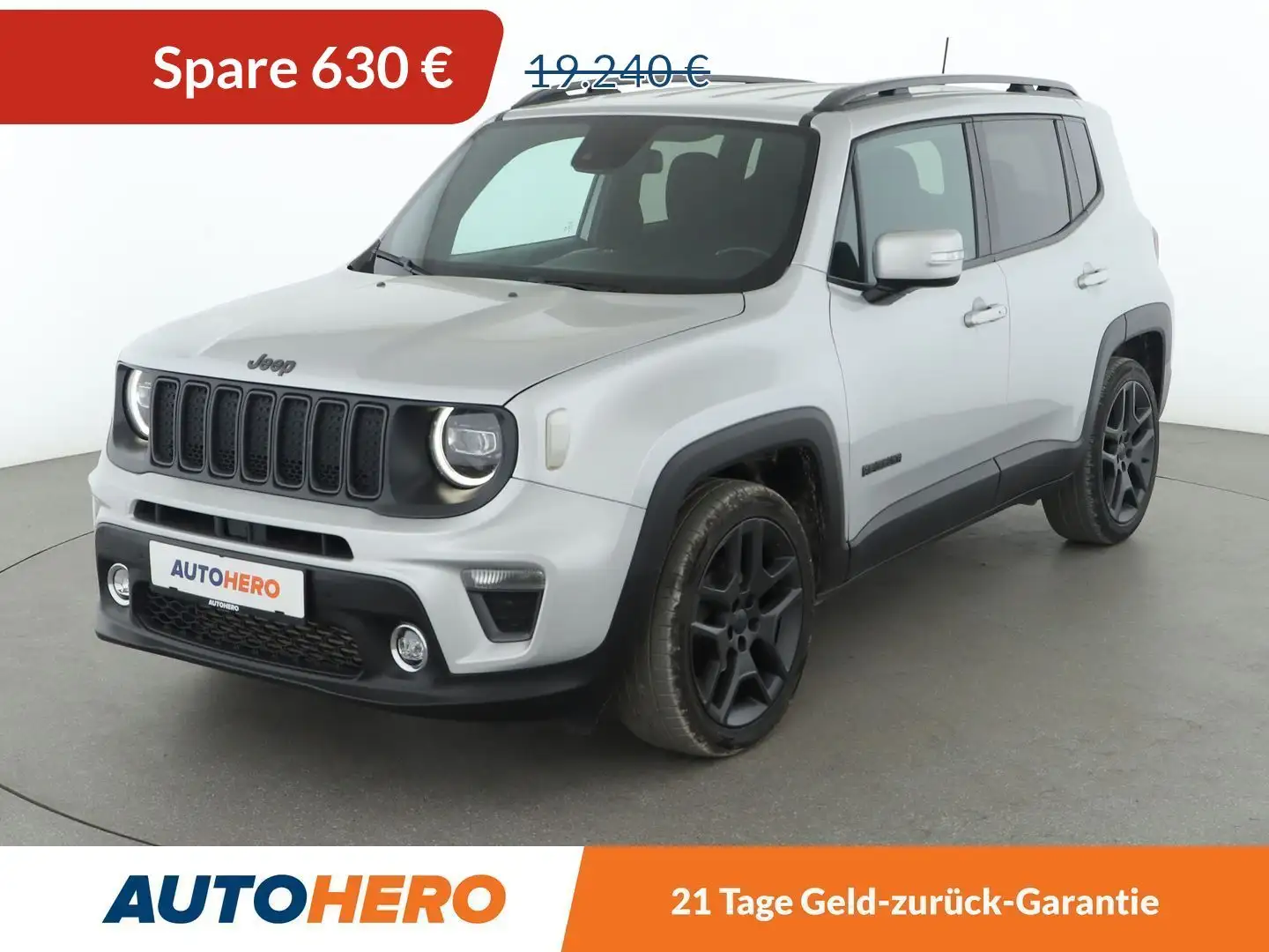 Jeep Renegade 1.6 M-Jet Limited FWD *NAVI*PDC*SHZ*TEMPO* Silber - 1