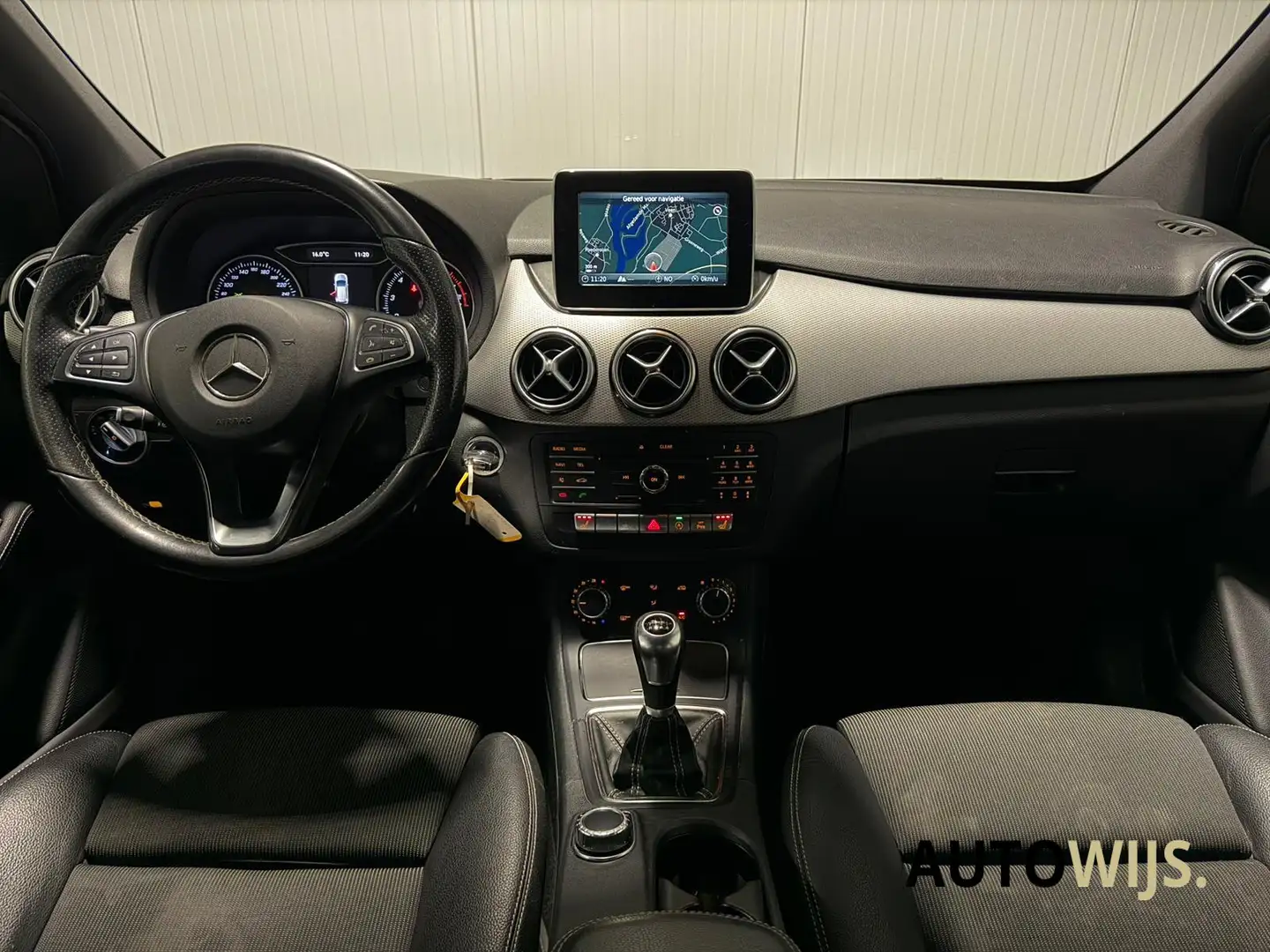 Mercedes-Benz B 160 Ambition|FACELIFT|LED|NAVI|Stoelverw|GOED ONDERHOU Negro - 2