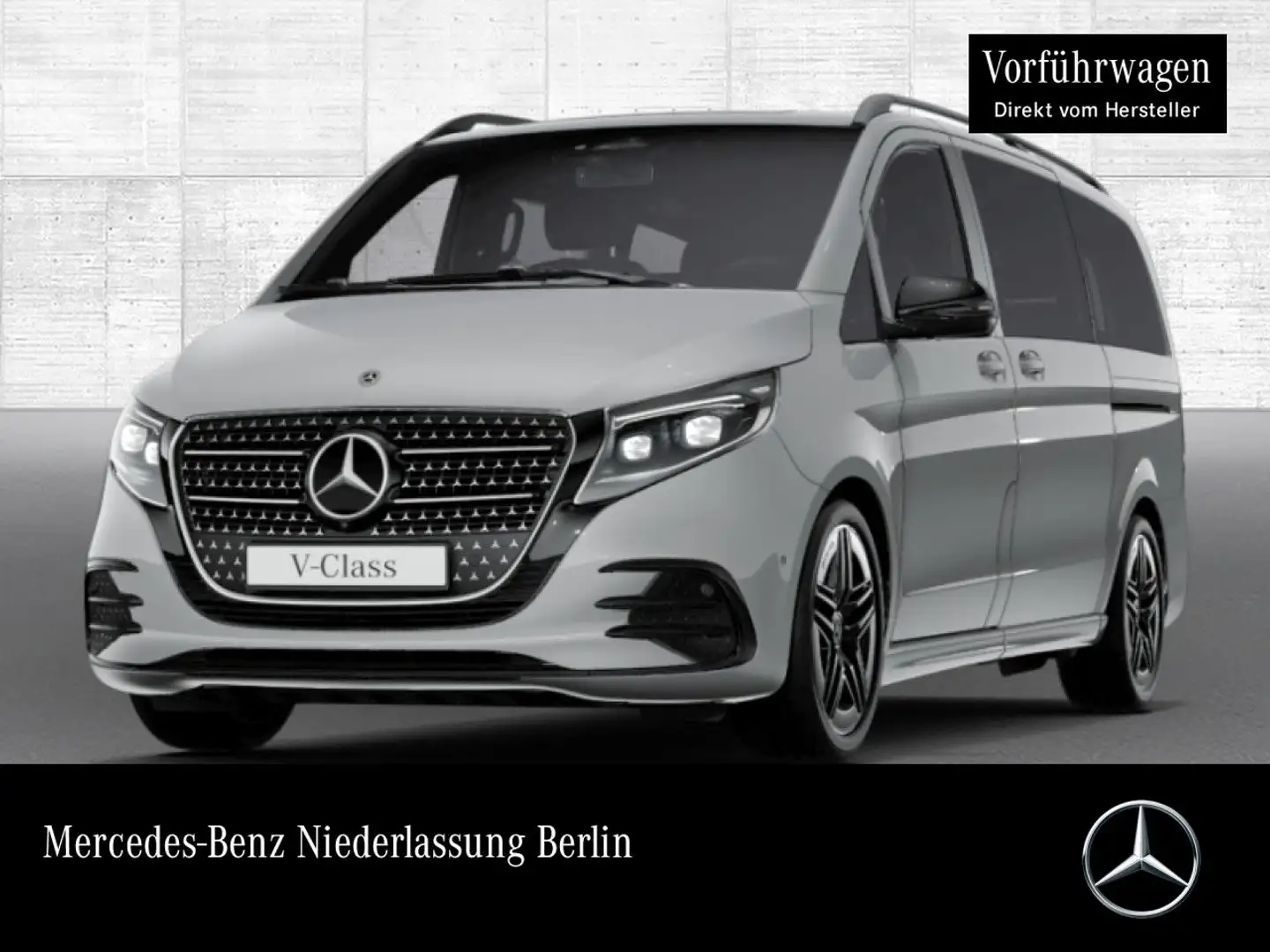 Mercedes-Benz V 300 d STYLE+AMG+9G+AHK+StandHZ+Klimaautom.+Navi Grau - 1