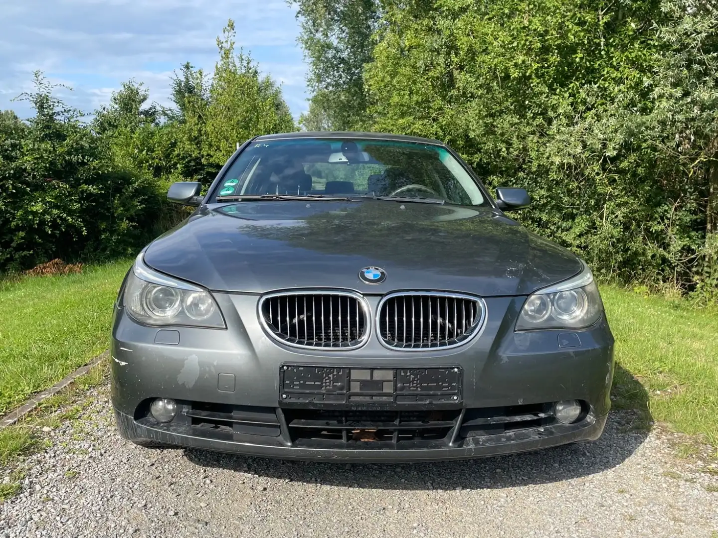 BMW 525 d Limousine Automatik Tüv=08/2025 Euro4 VB Gris - 2