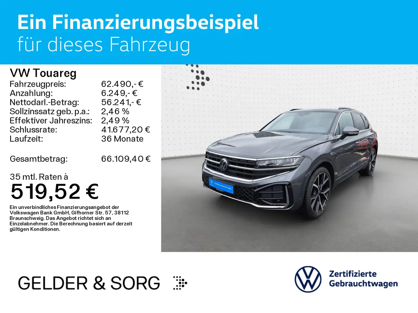 Volkswagen Touareg R-Line 3.0 TDI Facelift*22Z*STHZ*LUFT*HU Gris - 2
