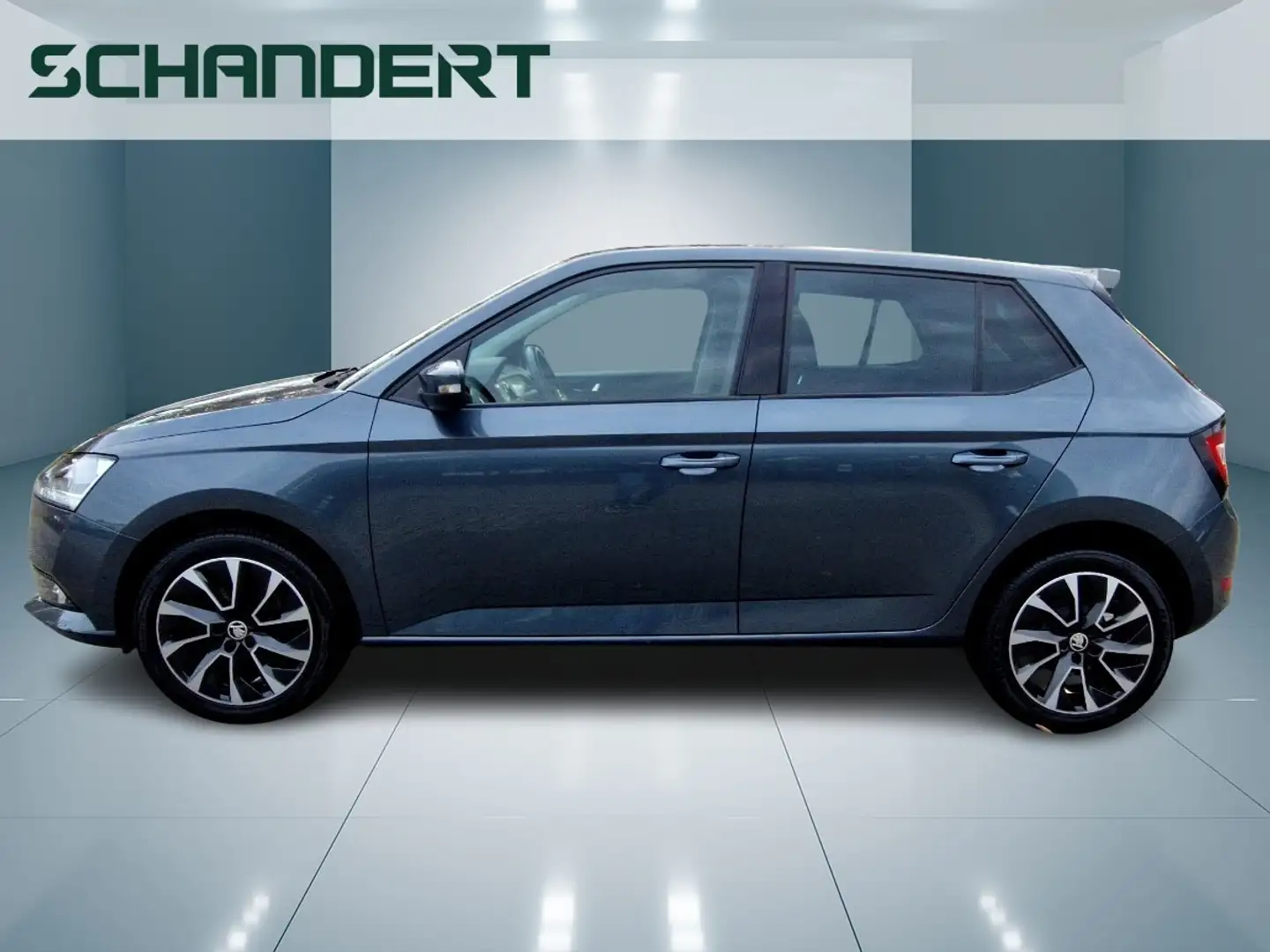 Skoda Fabia 1.0 TSI Drive Klimaautomatik Sitzhzg DAB PDC Gris - 2