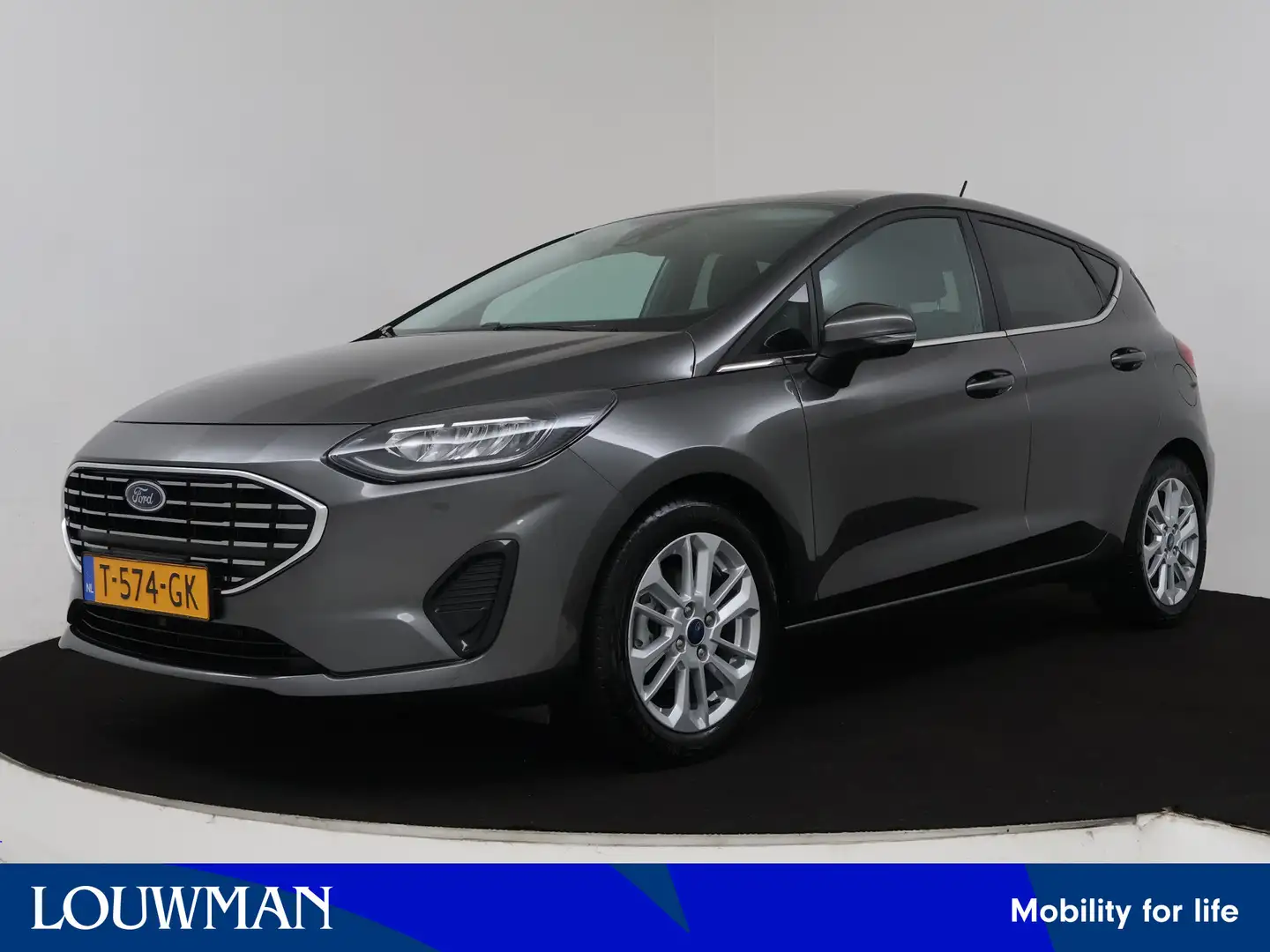 Ford Fiesta 1.0 EcoBoost Hybrid Titanium X | 124 pk | Apple Ca Grigio - 1
