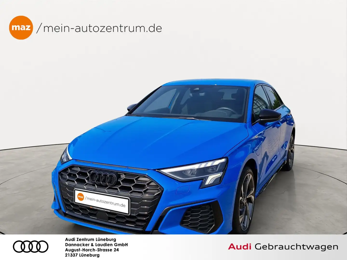 Audi A3 Sportback 45 1.4 TFSI e S line Alu LED Navi Vir Blau - 1