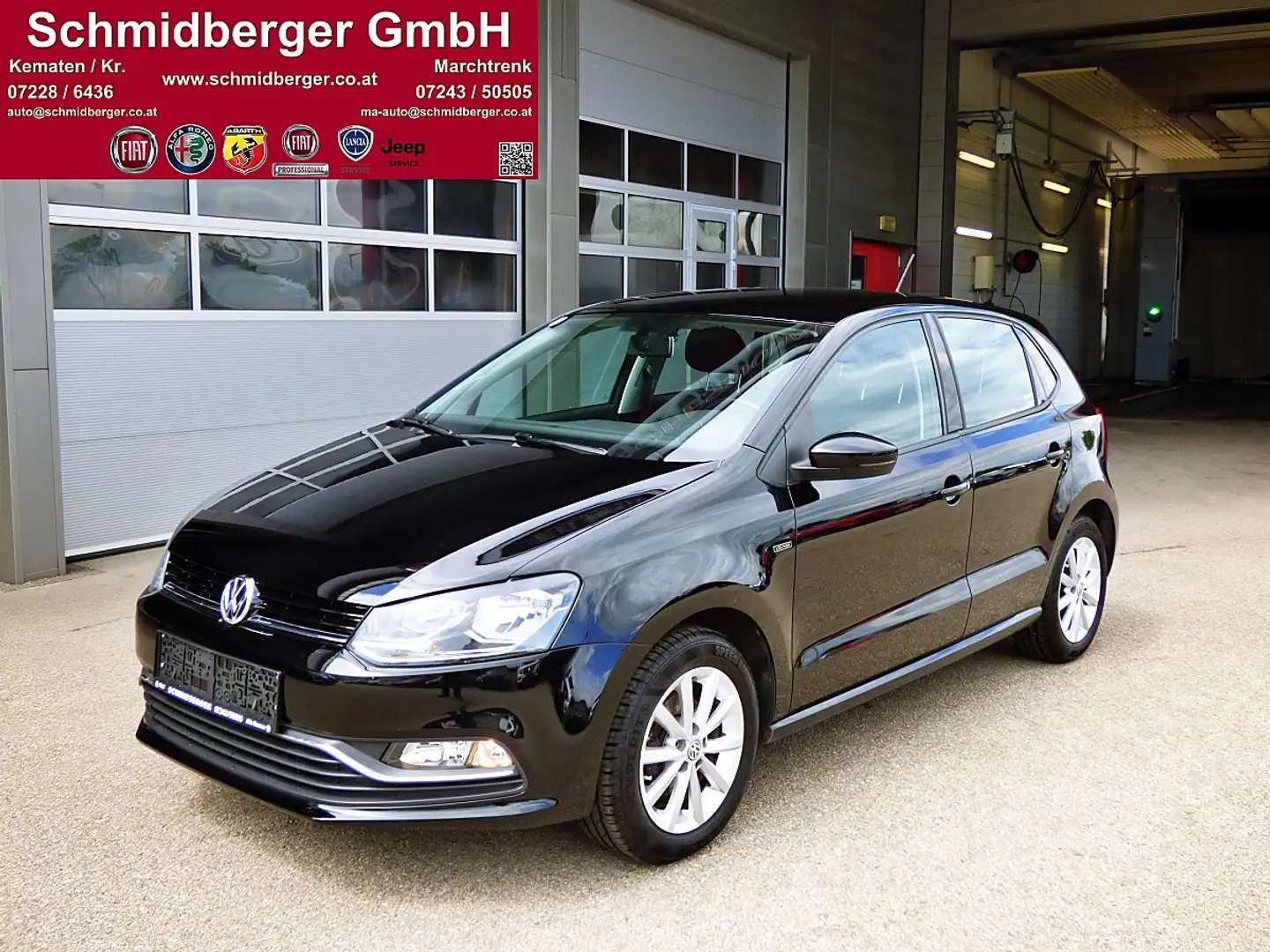 Volkswagen Polo Lounge 1,0 BMT 8-fach bereift Schwarz - 1