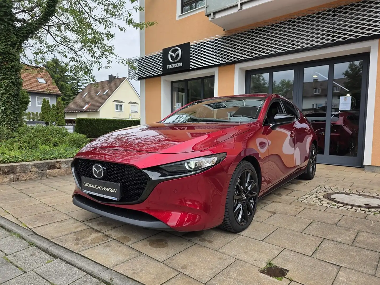Mazda 3 2.0L e-SKYACTIV X 186ps Sitzheizung, Navi, Head-Up Rot - 2