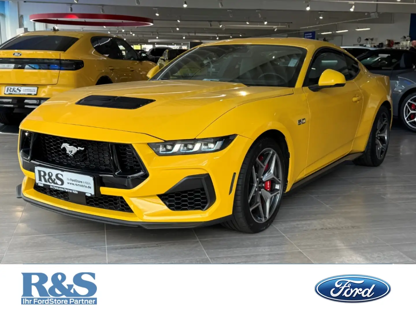 Ford Mustang Fastback 5.0 V8 Automatik+Rückfahrkamera+B&O+LED Gelb - 1