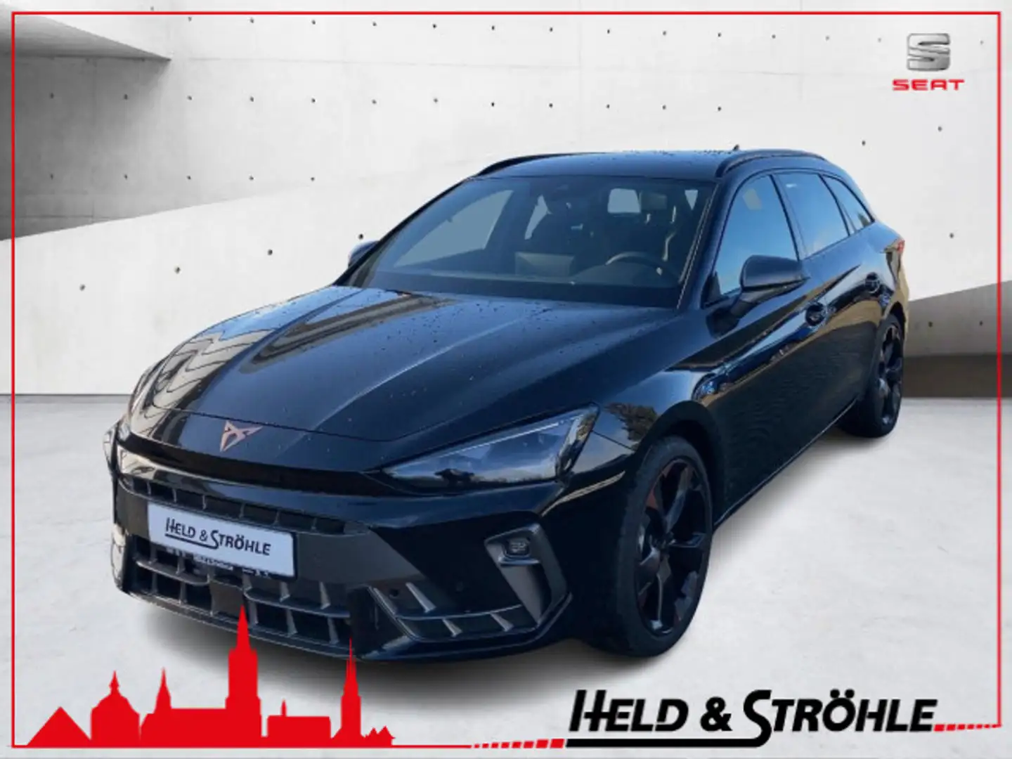 CUPRA Leon Sportstourer 1.5 eTSI 110 kW AHK R-KAM SHZ Noir - 1