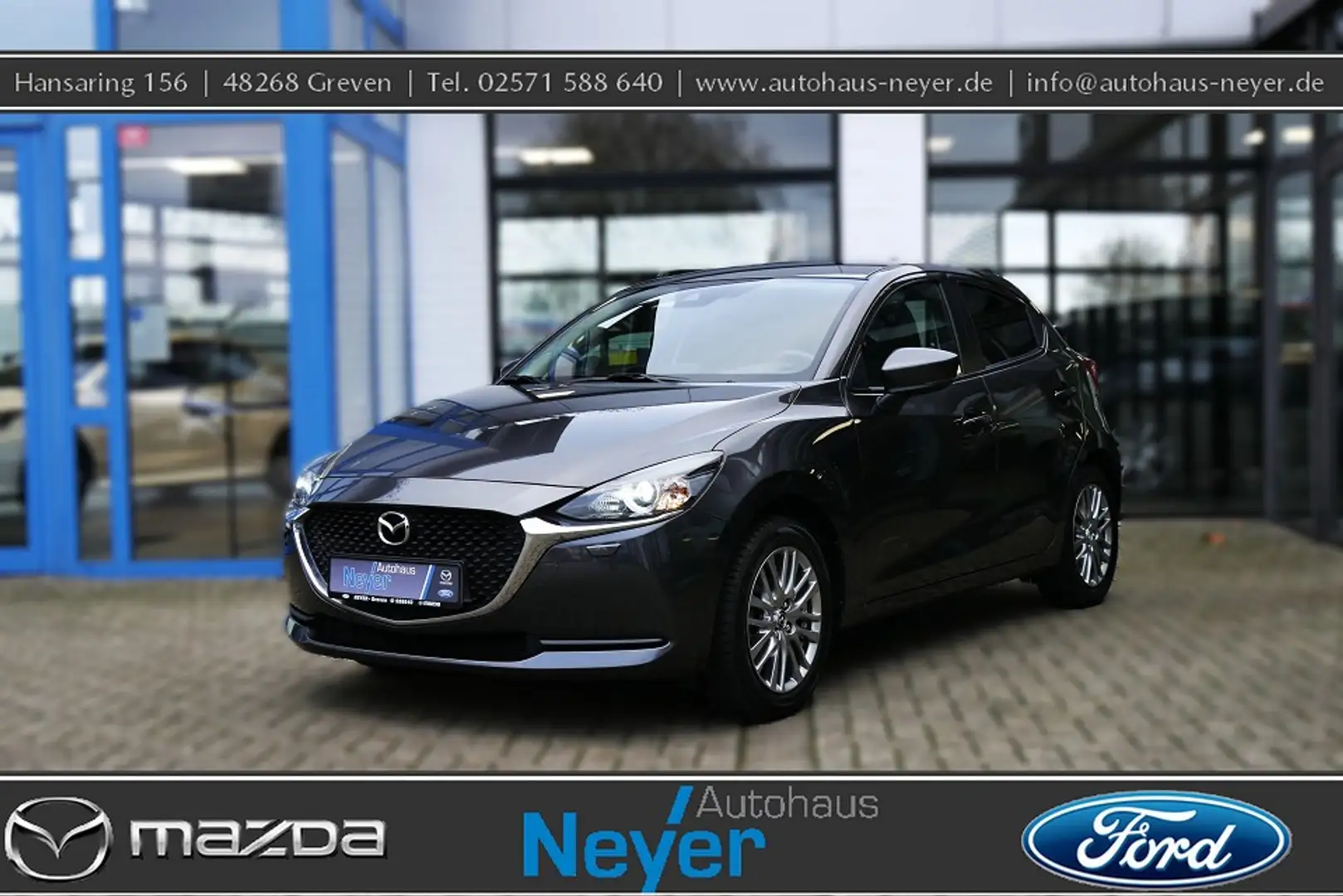 Mazda 2 SKYACTIV-G 90 Kizoku *LED Kamera SHZ* Grau - 1