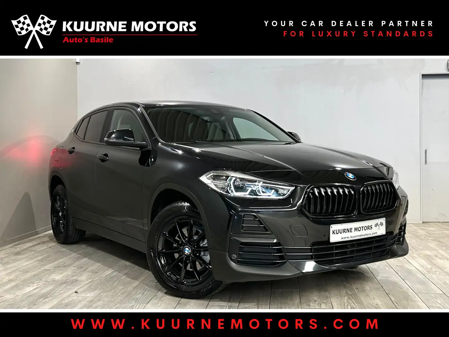 BMW X2 sDrive16dA BlackLine Led/Leder/Gps *1j garantie* Black - 1