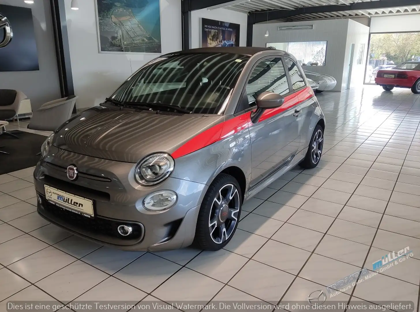 Fiat 500 RockStar Gris - 2