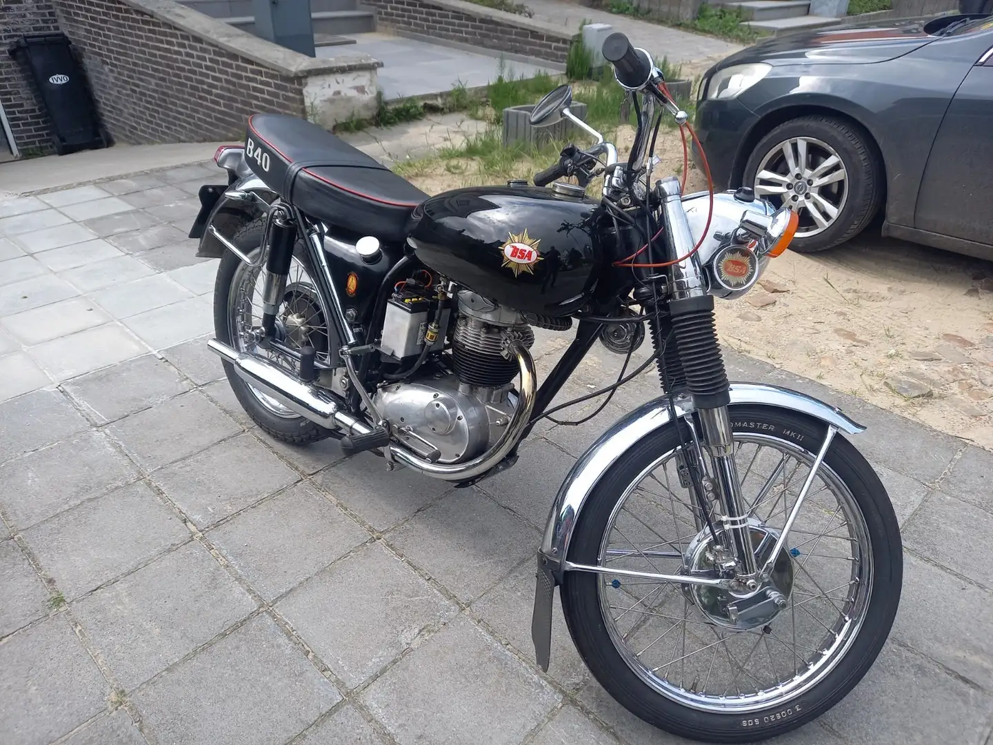 BSA B 40 militair    1967 Fekete - 1