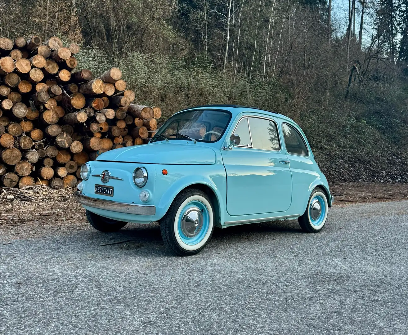 Fiat 500 110 F ottobulloni Modrá - 1
