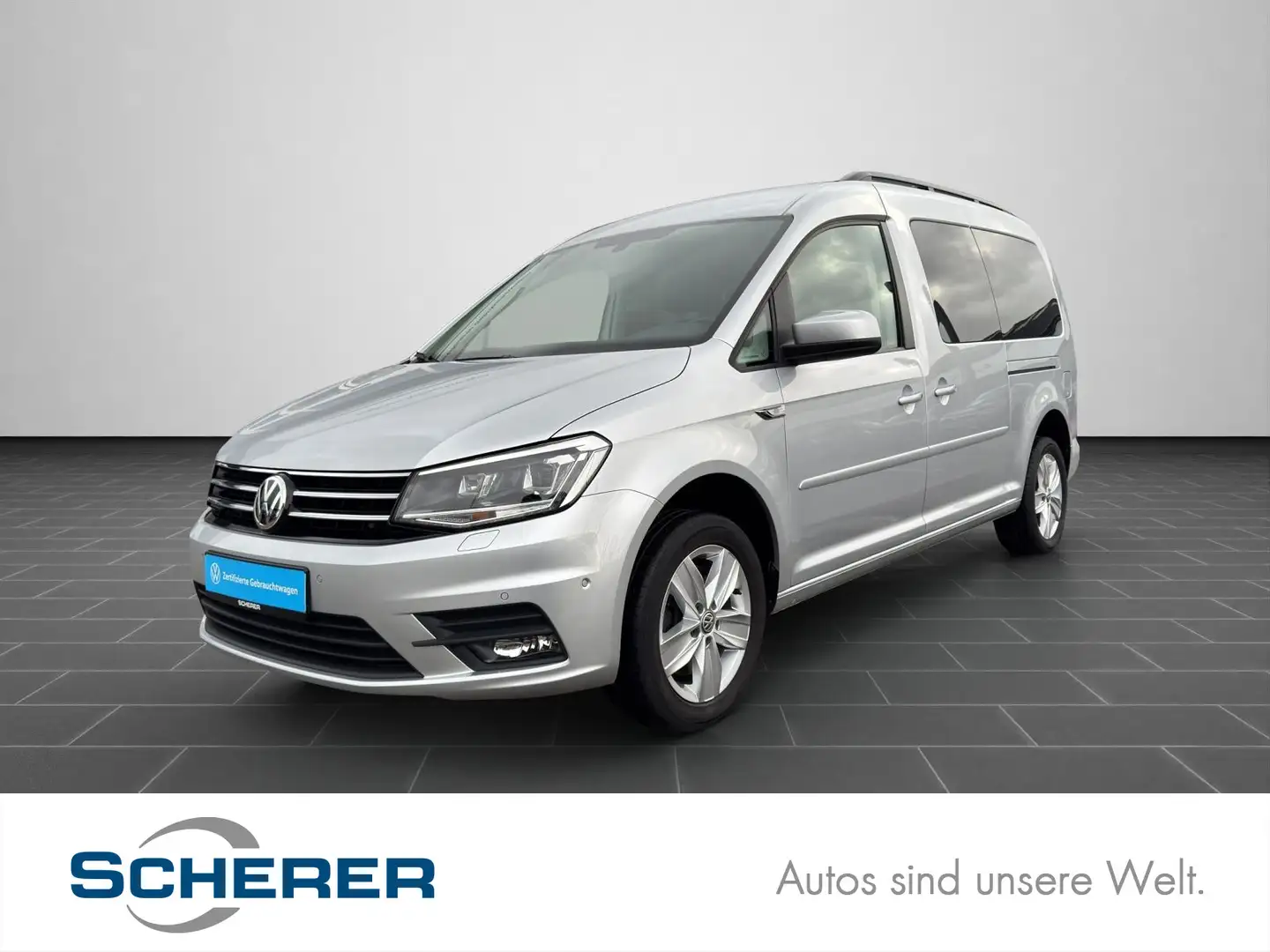 Volkswagen Caddy 2.0 TDI Comfortline  DSG PDC NAVI AHK Silber - 1