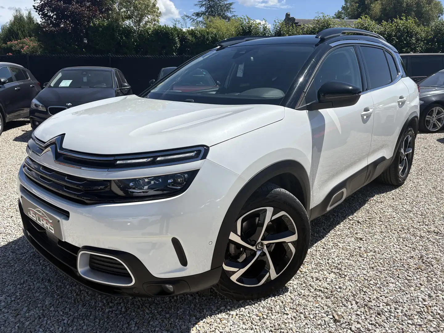 Citroen C5 Aircross 1.5*1er main*carnet complet*cuir*navi*car play* Wit - 1