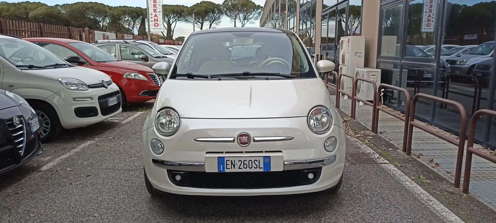 Fiat 500 1.2 69 cv Benzina/Gpl Lounge Ok Neopatentati Weiß - 1
