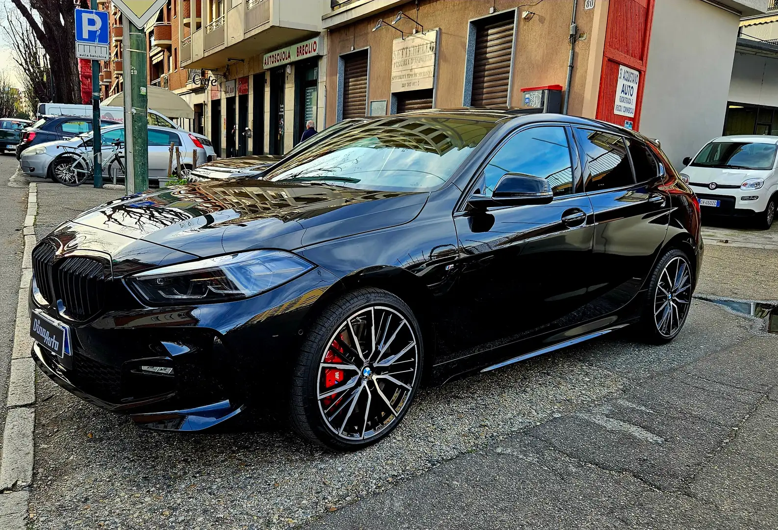 BMW 118 118d Msport M sport Pro + cerchi 19/tetto apribile Negro - 2