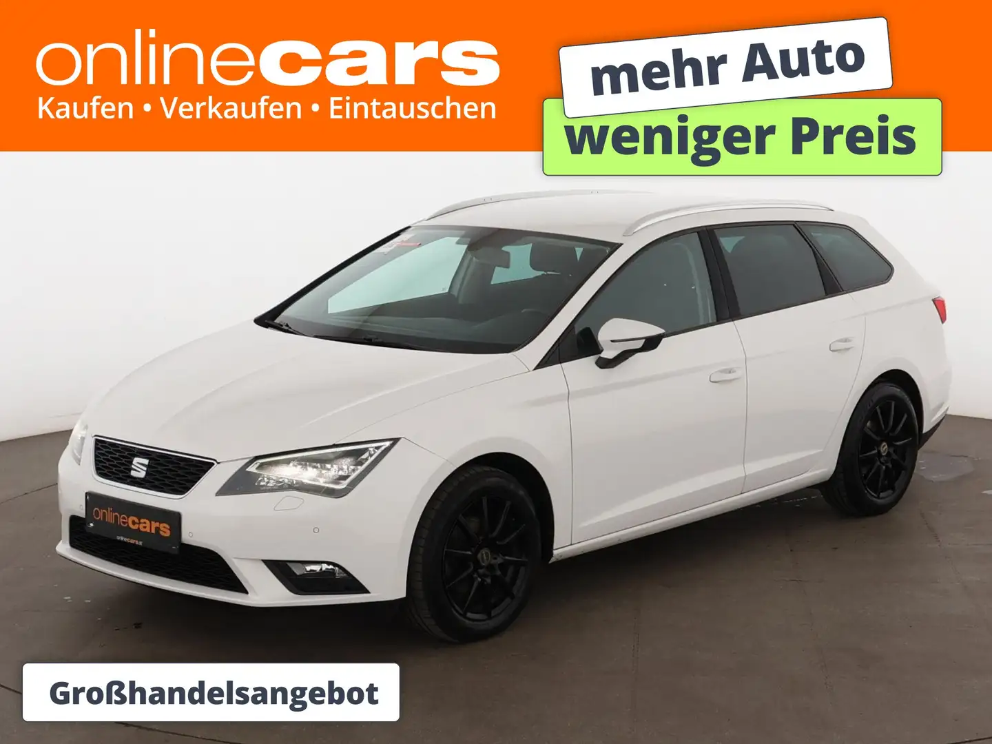SEAT Leon ST 1.6 TDI Style Aut LED NAVI SITZHZG TEMP Weiß - 1