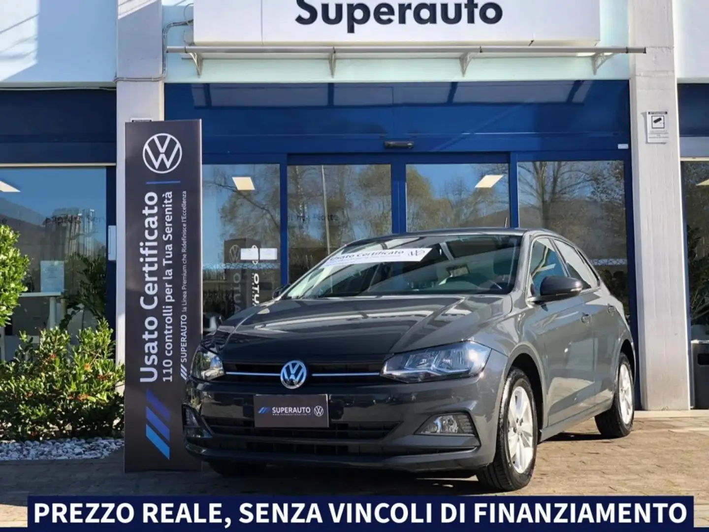 Volkswagen Polo 1.6 TDI 5p. *SENSORI PARCHEGGIO*CERCHI LEGA 15''* Grigio - 1