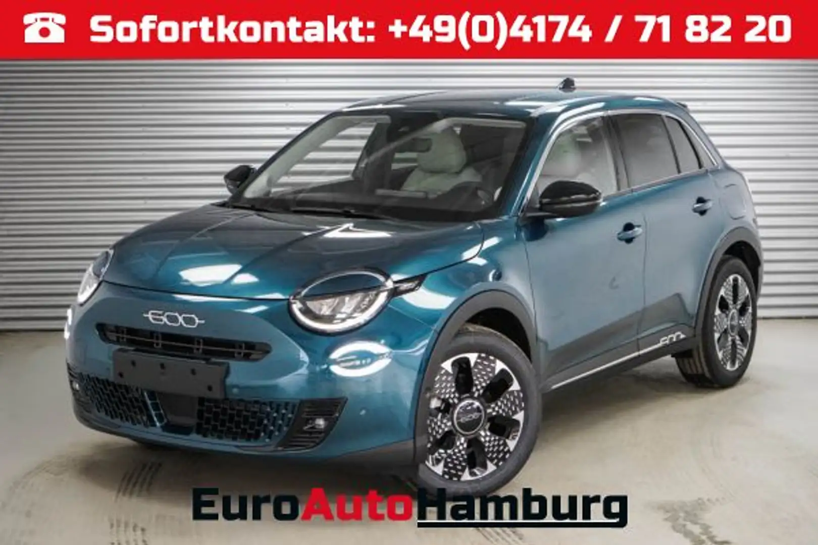 Fiat 600 1,2 Hybrid AT La Prima - LAGER Vert - 1