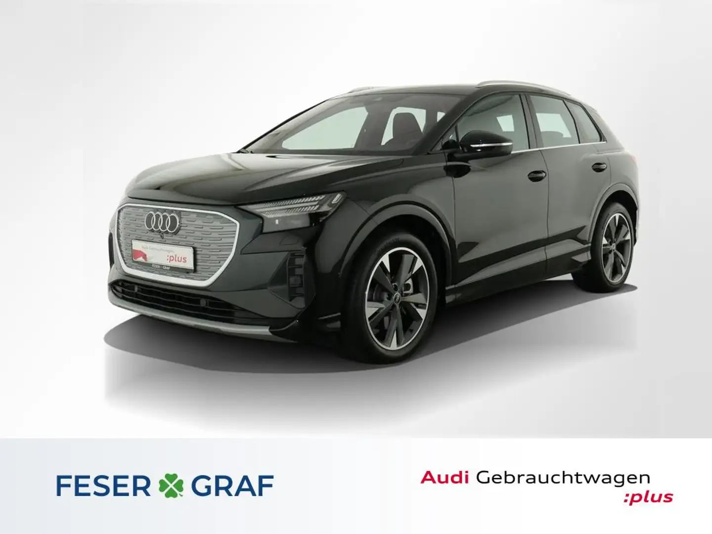 Audi Q4 e-tron 45 HUD/Navi/Matrix/Alu20/Kamera Zwart - 1