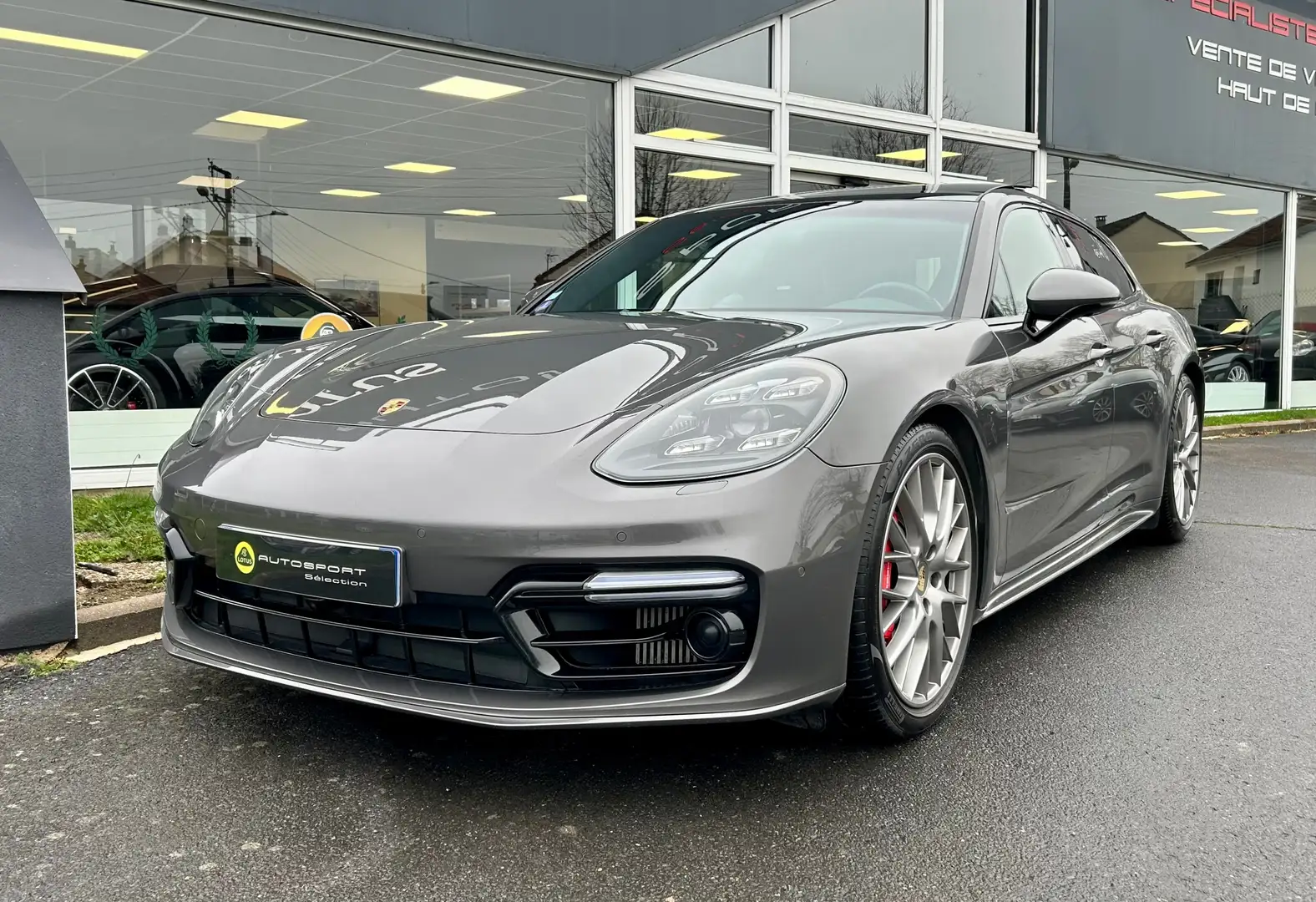 Porsche Panamera Panamera Turbo V8 4.0 550 Sport Turismo PDK Gris - 2