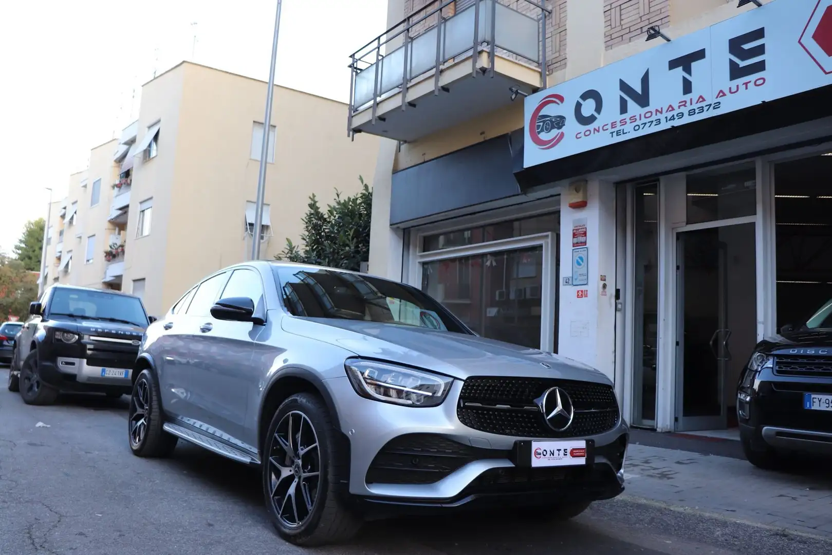 Mercedes-Benz GLC 300 GLC 300 DE Coupe -PLUG-IN Night Edition 4matic Argento - 1
