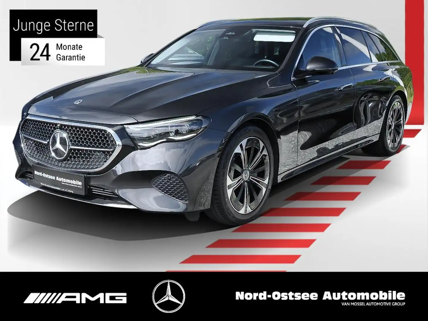 Mercedes-Benz E 300 de T AVANTGARDE ADV. + AHK MEMORY KEYLESS Grau - 1