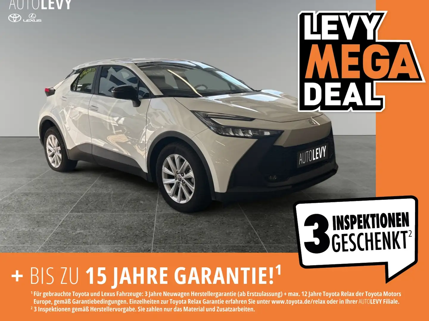 Toyota C-HR 1.8 Business +CarPlay+Sitzheiz.+Kamera+PDC+ Weiß - 1