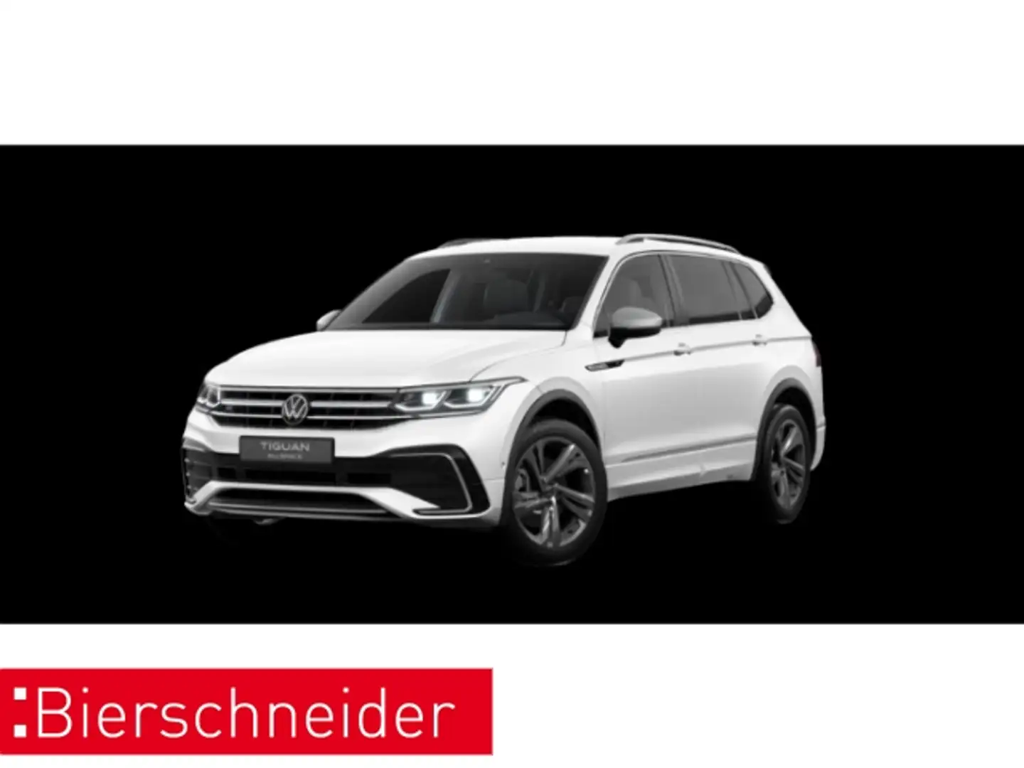 Volkswagen Tiguan Allspace 2.0 TDI DSG 4Mo. R-Line 7-S. AHK KAMERA NAVI ACC Weiß - 1
