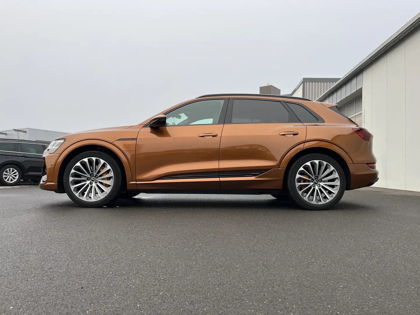 Audi e-tron 55 quattro S line 226€ m. 20% Anzahlung AHK 95kW Braun - 2