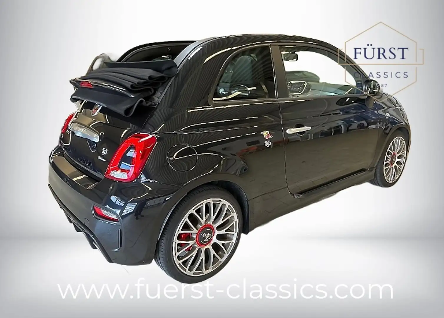Abarth 595C 595 C Turismo Leder 17" MwSt. ausweisbar Schwarz - 1