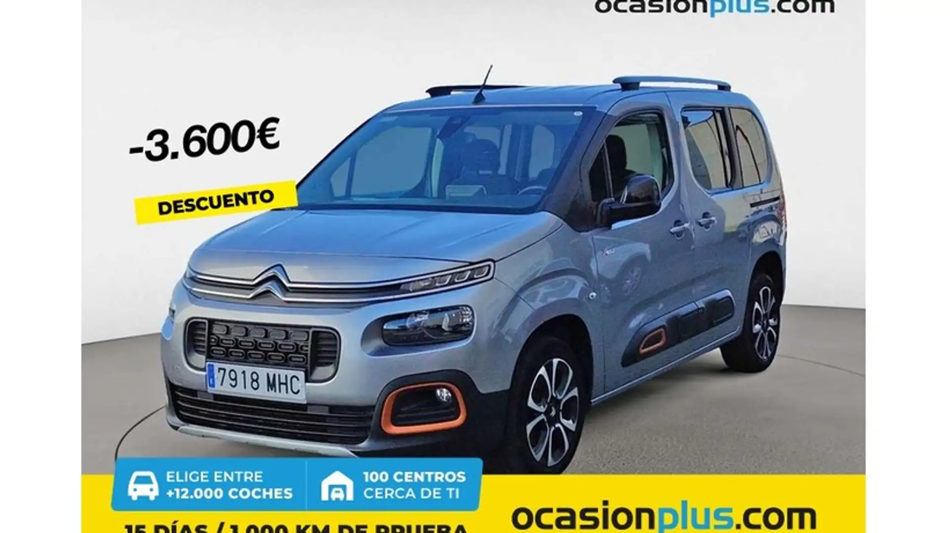 Citroen Berlingo Combi BlueHDi S&S Talla M Shine 100 Grigio - 1