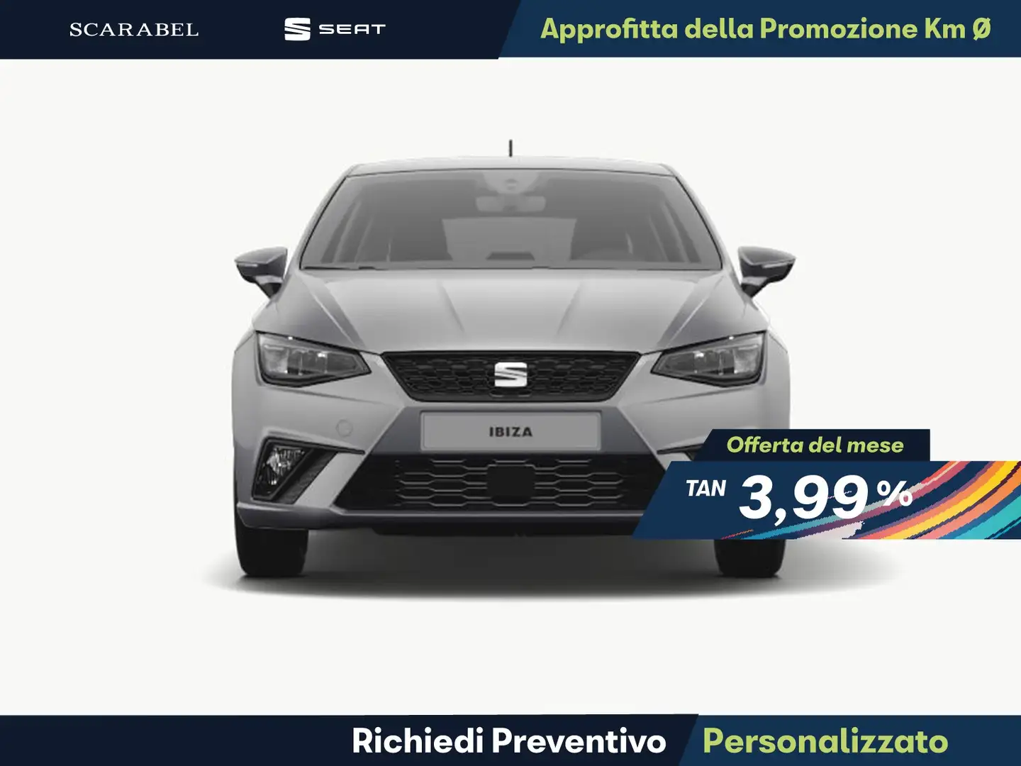 SEAT Ibiza 1.0 ecotsi fr 95cv Silber - 2