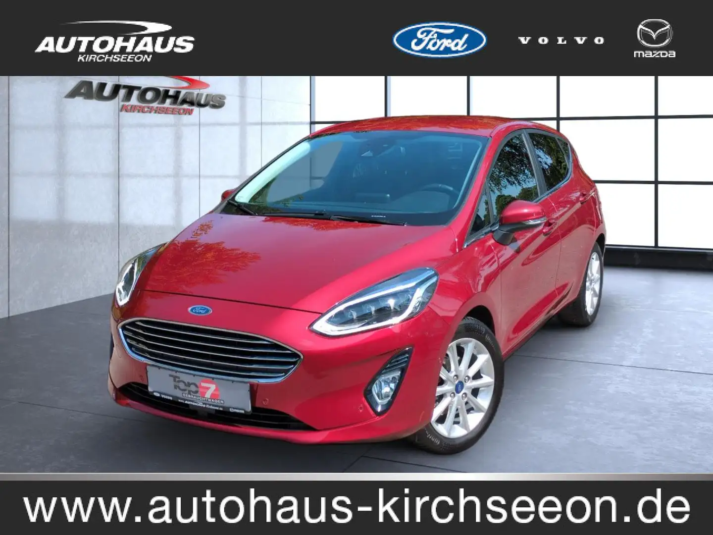 Ford Fiesta 1.0 EcoBoost Titanium 5-türig Bluetooth Rot - 1