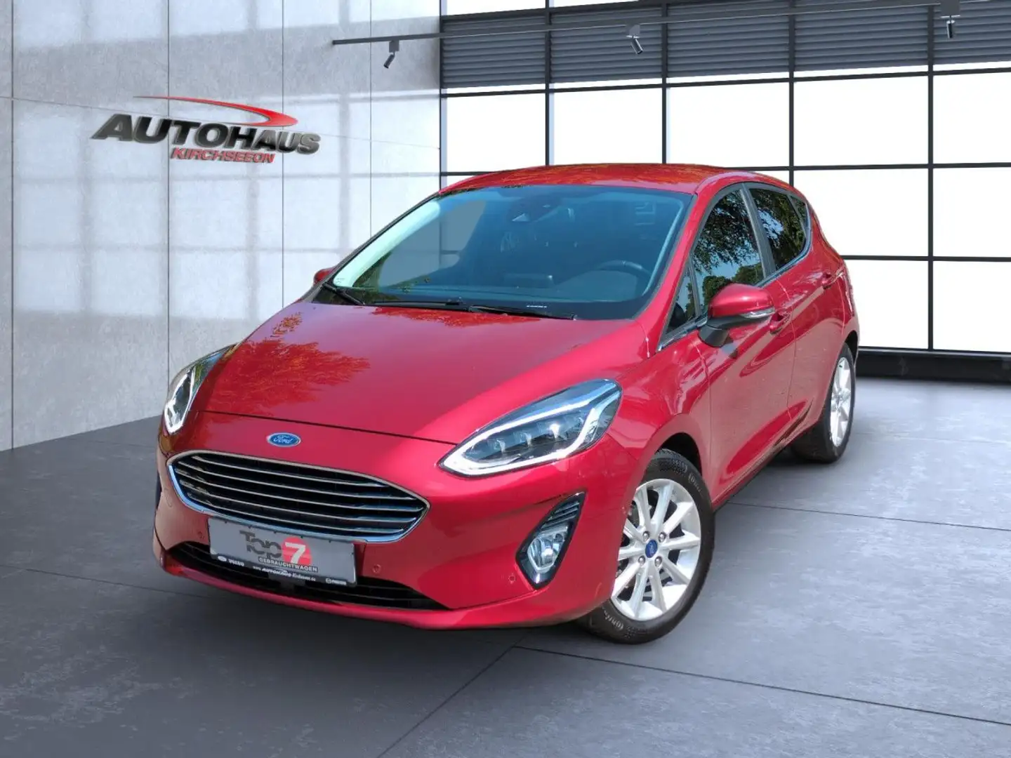 Ford Fiesta 1.0 EcoBoost Titanium 5-türig Bluetooth Rot - 2