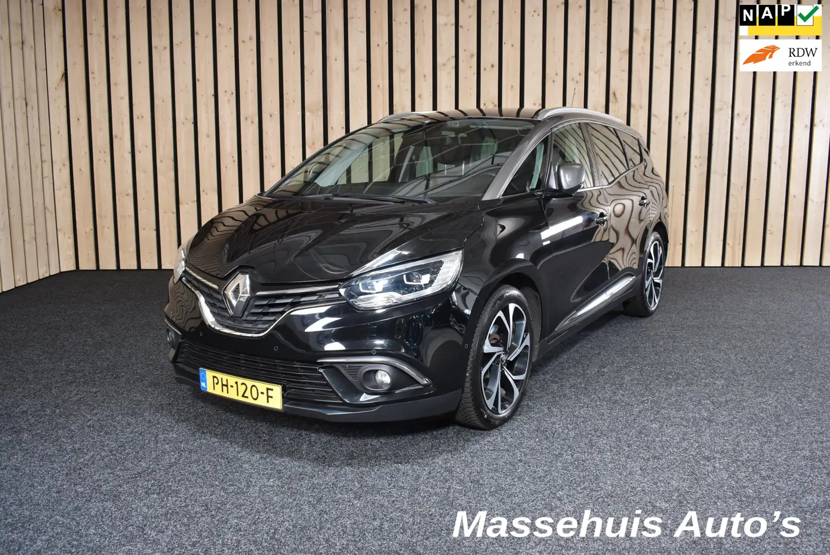 Renault Grand Scenic 1.2 TCe Bose Camera Trekhaak Navi 20" PDC LED 2e e Czarny - 1