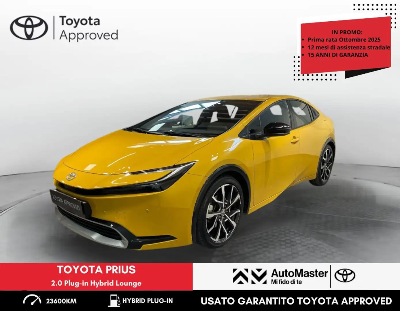 Toyota Prius 2.0 Plug-in Hybrid Lounge Amarillo - 1