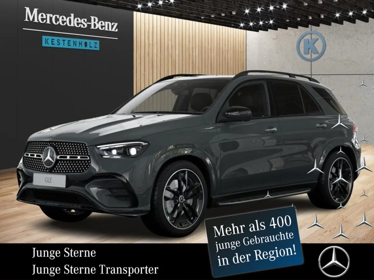 Mercedes-Benz GLE 350 GLE 350 de 4MATIC *AMG**AHK*360°*MEMO*STHZ*NAV* Grau - 1