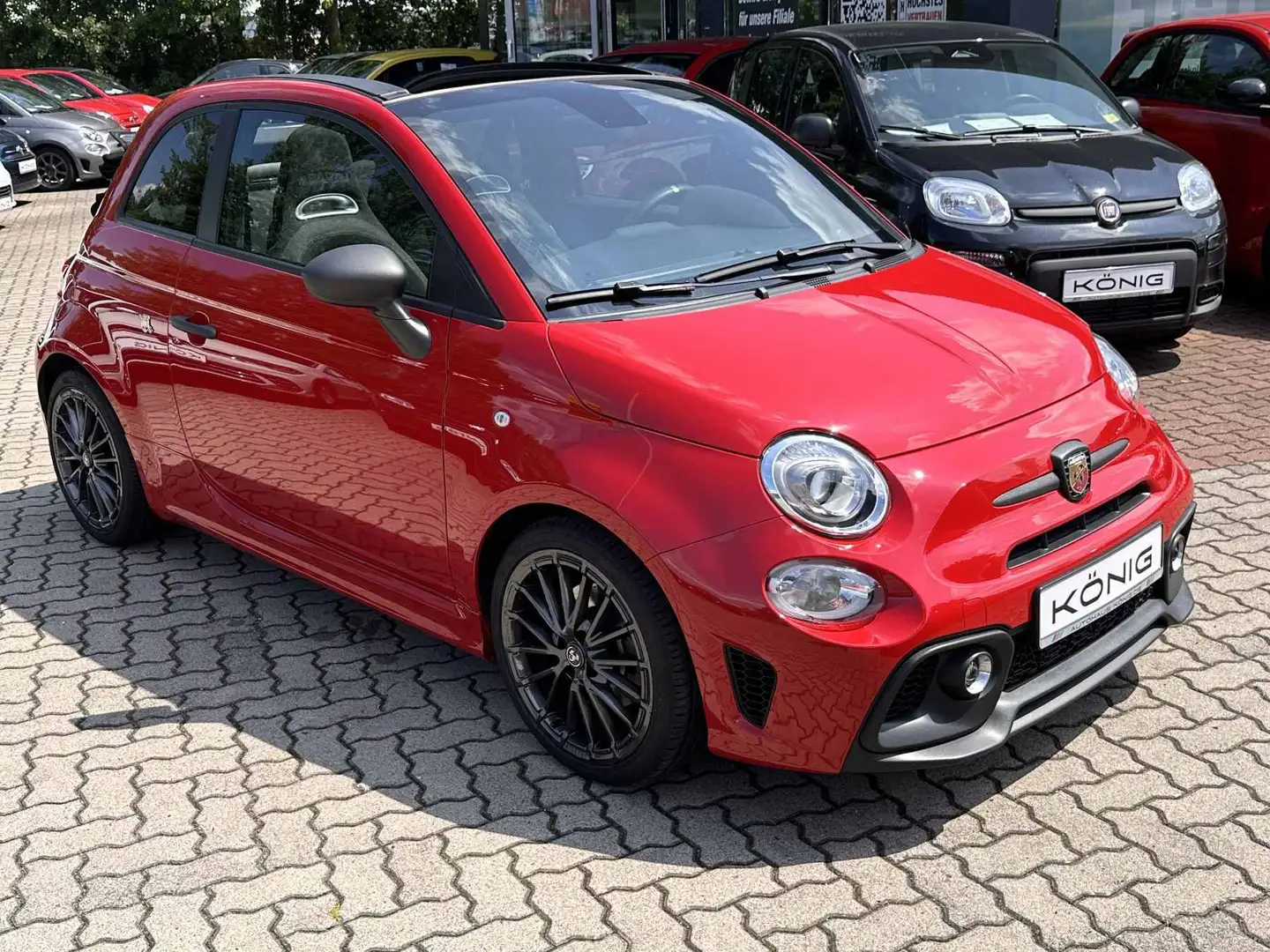 Abarth 500C Cabrio 1,4 T-Jet 16V 165 PS Roşu - 2
