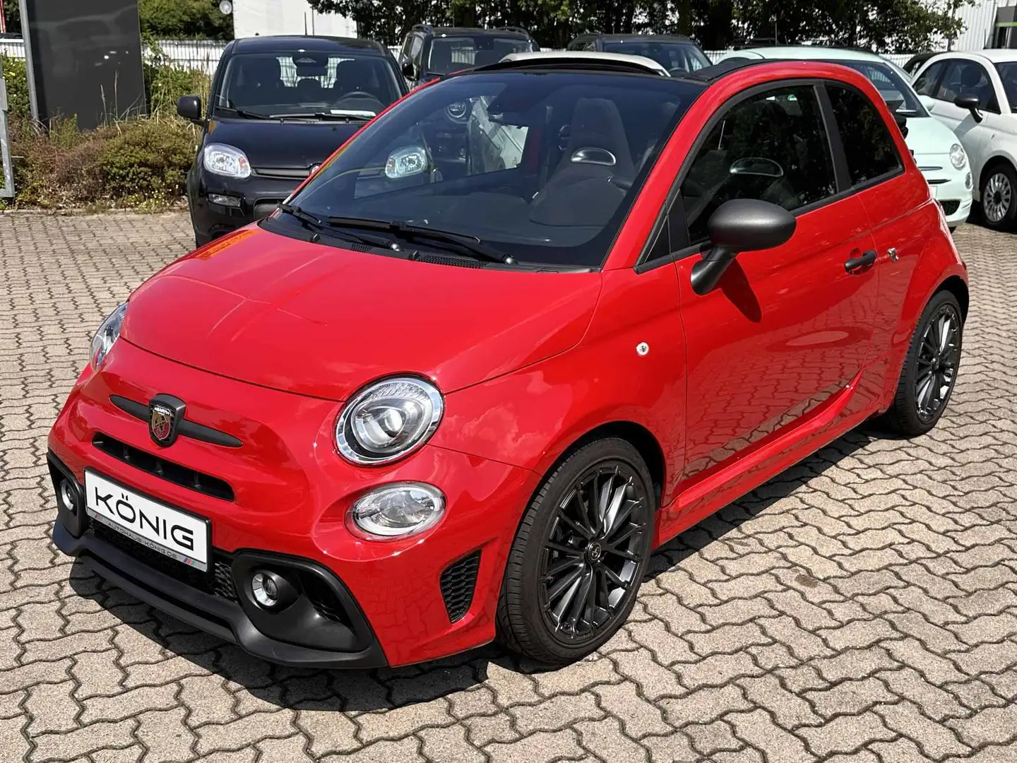 Abarth 500C Cabrio 1,4 T-Jet 16V 165 PS Roşu - 1