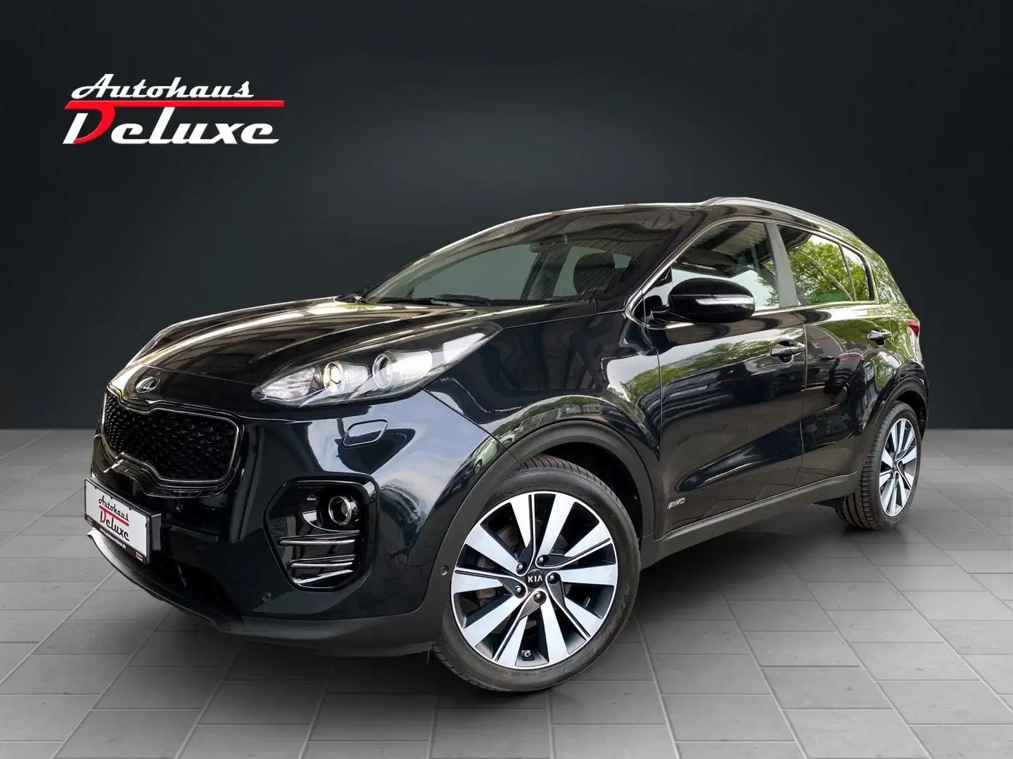 Kia Sportage 2,0CRDI 4WD PLATINIUM KAMERA-PANORAMA Schwarz - 1