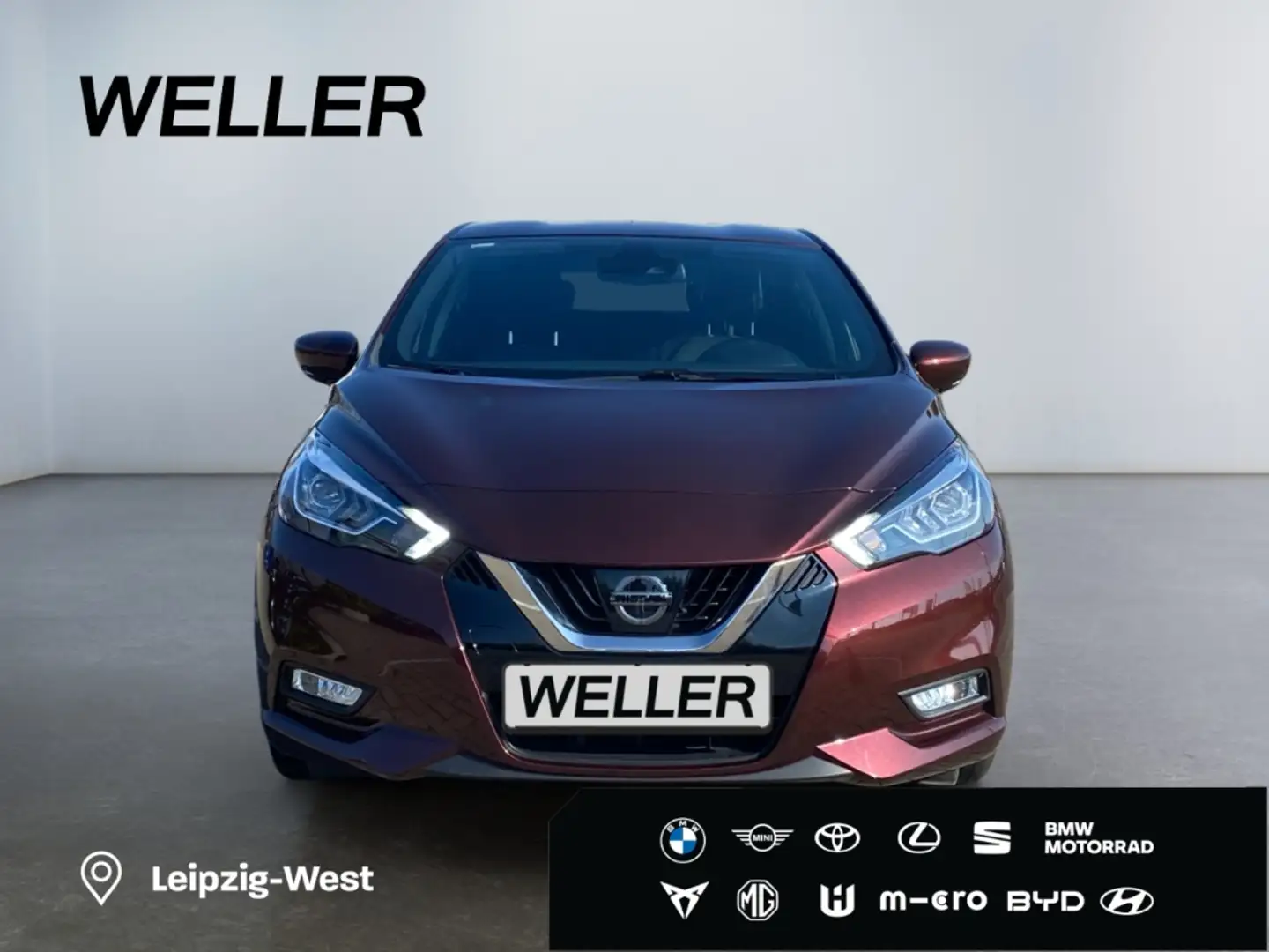 Nissan Micra DIG-T 117 Tekna *LED*BOSE*360°*SHZ*CarPlay* Rot - 2
