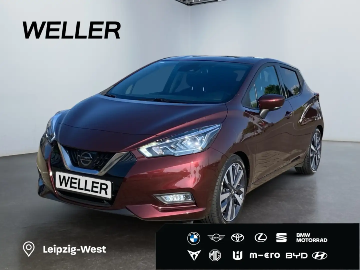 Nissan Micra DIG-T 117 Tekna *LED*BOSE*360°*SHZ*CarPlay* Rot - 1