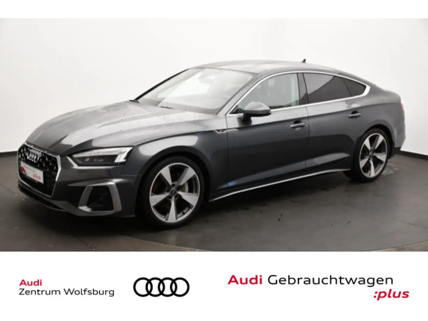 Audi A5 45 TFSI quattro S-tronic S line Sta Grau - 1