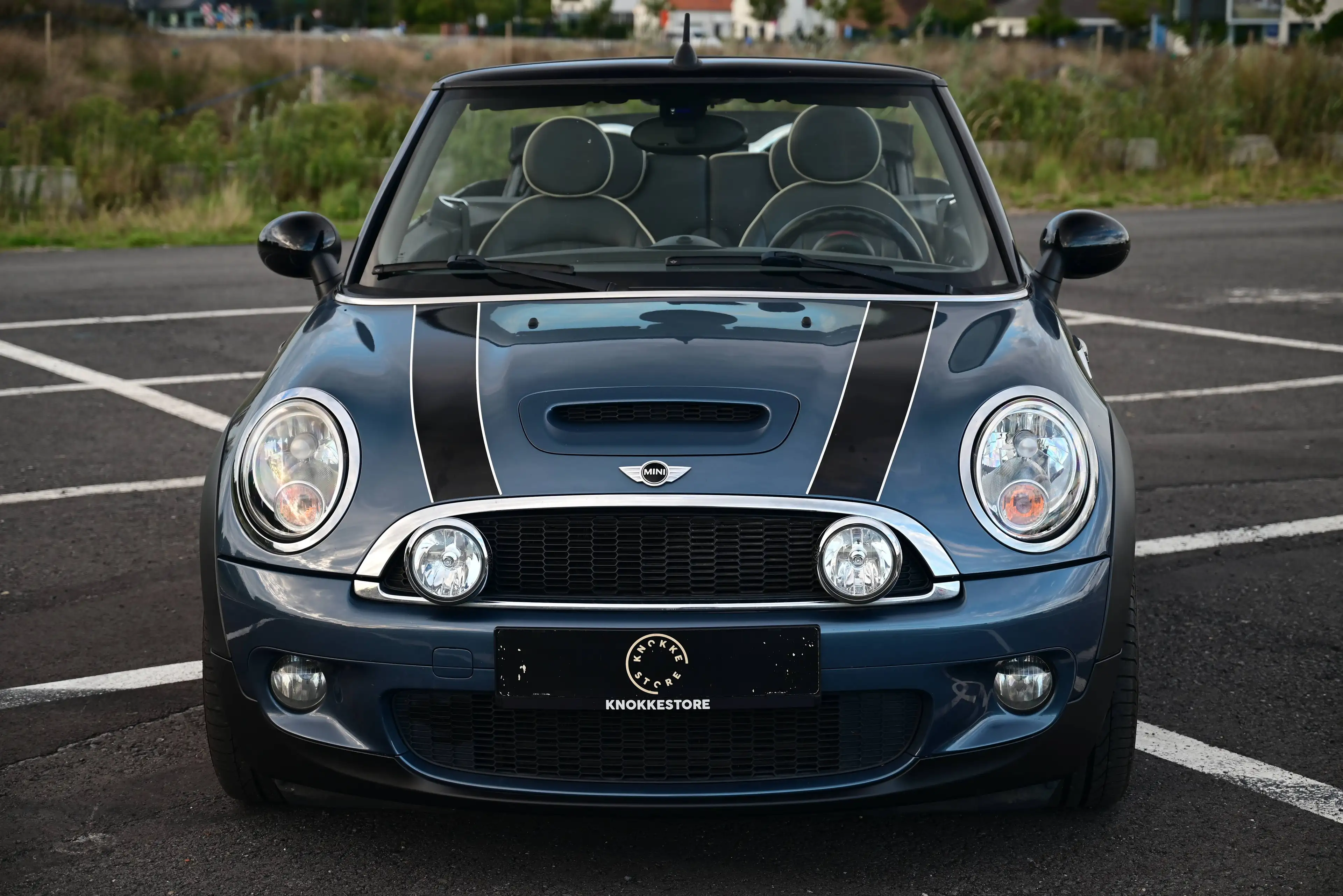MINI Cooper S Cabrio AUT / R57 / HORIZON BULE/ LOUNGE LEATHER / NAVI / PDC / FULL — photo 11