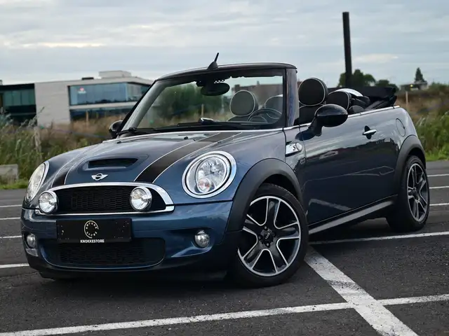 MINI Cooper S Cabrio AUT / R57 / HORIZON BULE/ LOUNGE LEATHER / NAVI / PDC  / FULL