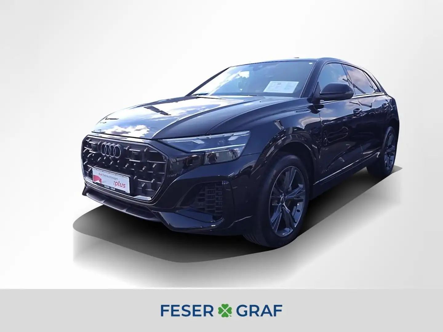 Audi Q8 55 TFSI e qu. ACC AHK Luftf. Matrix Navi 360° Zwart - 1